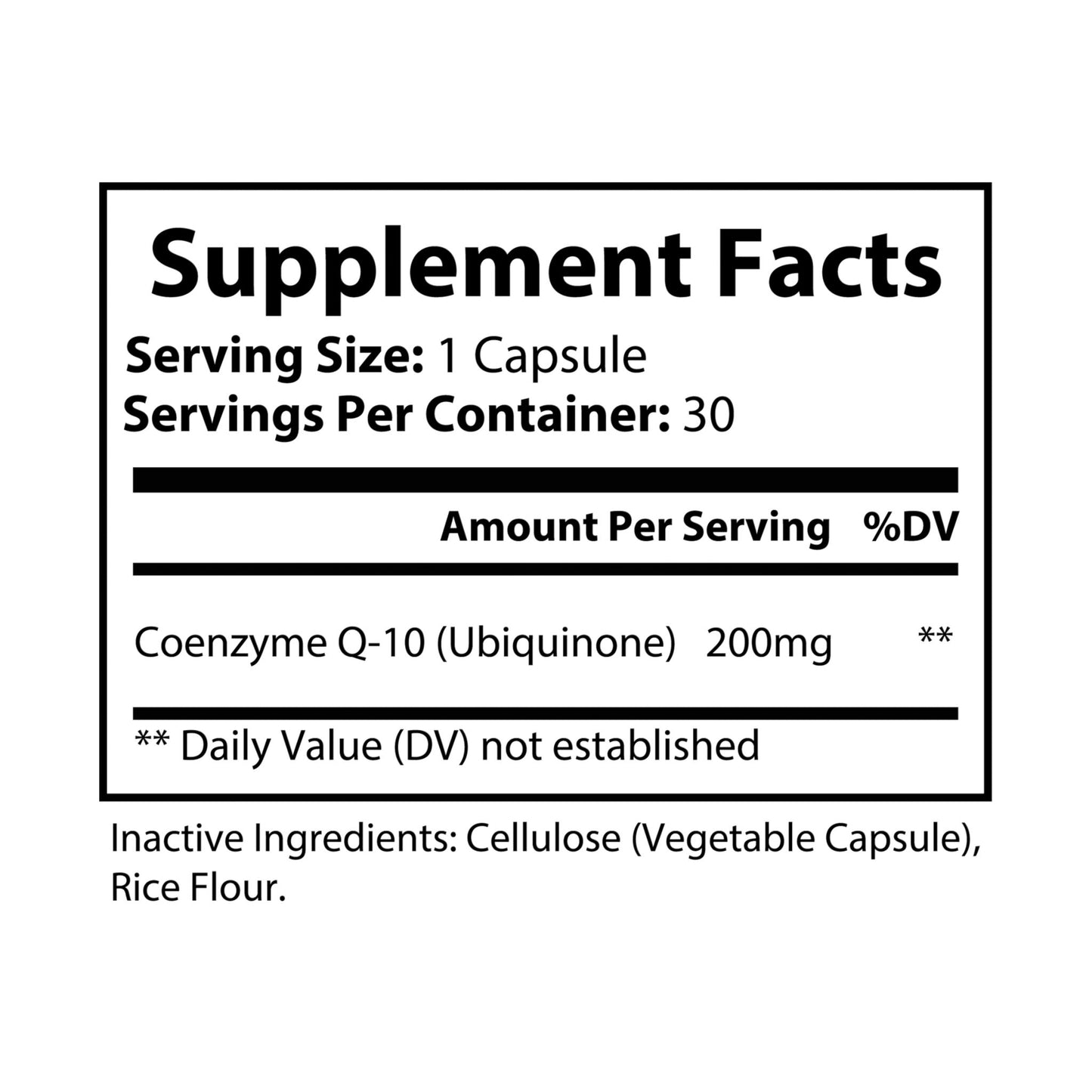 CoQ10 (Ubiquinone) Capsules