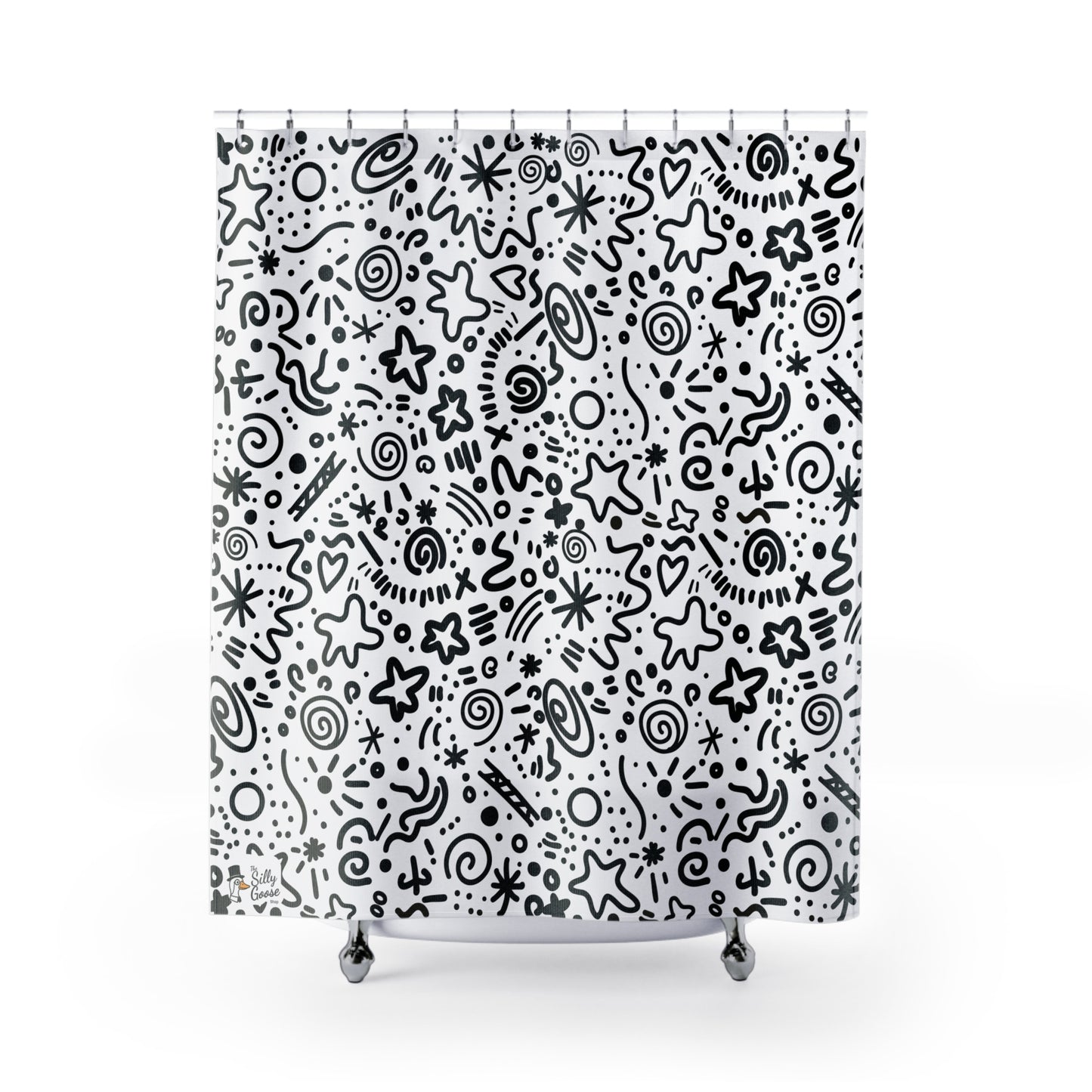 Silly Goose Shower Curtain