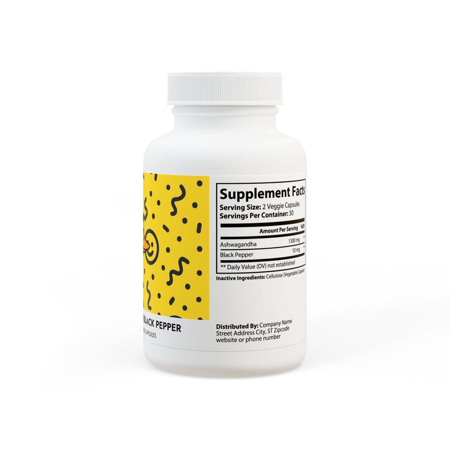 Ashwagandha and Black Pepper Capsules