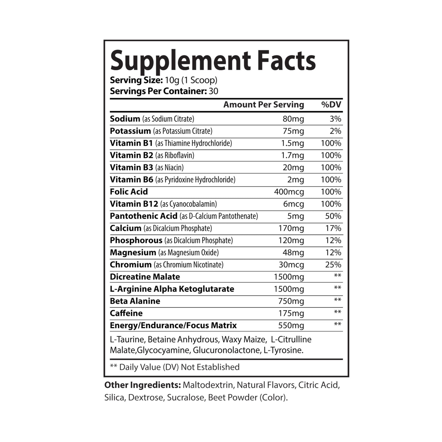 Pre-Workout Powder - Watermelon