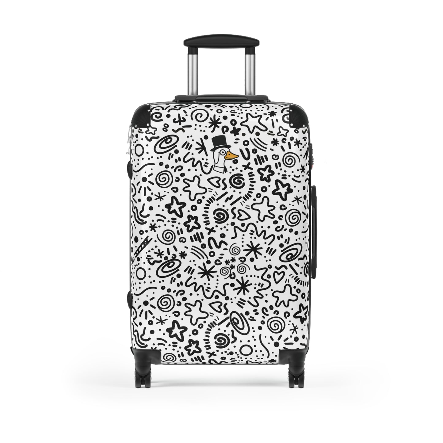 Silly Goose Hard-Shell Suitcase - White