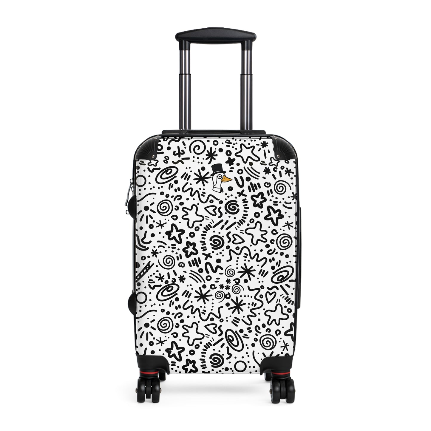 Silly Goose Hard-Shell Suitcase - White
