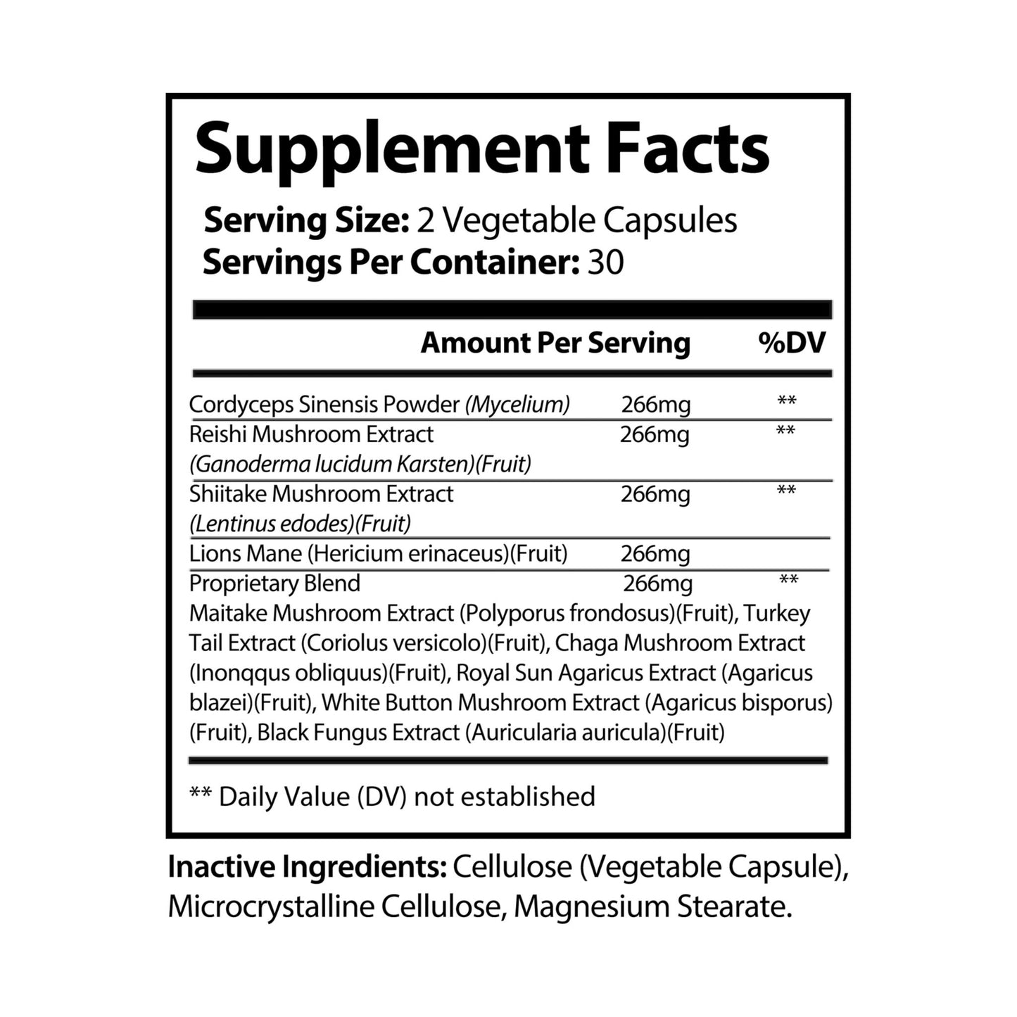 Mushroom Blend Capsules
