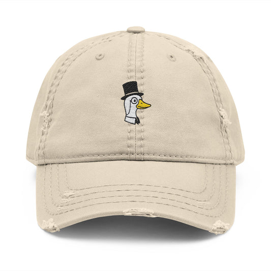 Silly Goose Distressed Dad Hat