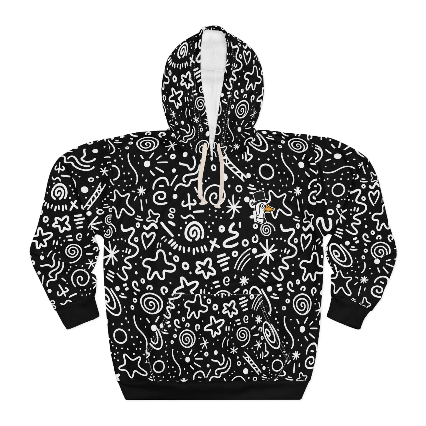 Stay Silly - Patterned Hoodie
